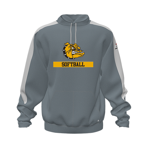 [CUS-DFW-HOOD-FLC-LSL-GRY-YXS-LOGO1] Hoodie (Youth XS, Gray, Logo 1)