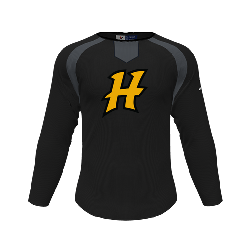 [CUS-DFW-PULL-FLC-CNK-LSL-BLK-YS-LOGO3] Pullover (Youth S, Black, Logo 3)