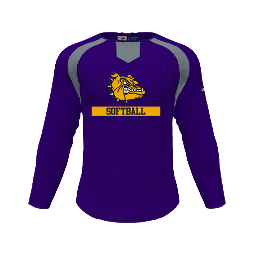 [CUS-DFW-PULL-FLC-CNK-LSL-PUR-YS-LOGO1] Pullover (Youth S, Purple, Logo 1)