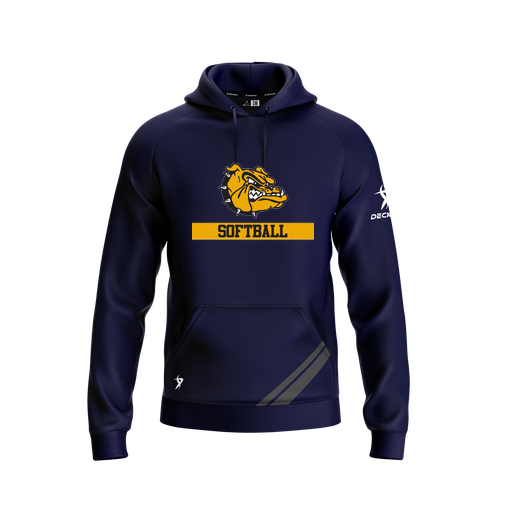 [FOLHSMNV-YXS-LOGO1] Decker Summit Hoodie (Youth XS, Navy, Logo 1)