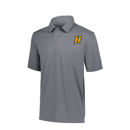 [5018.059.S-LOGO3] Youth Vital Polo (Youth S, Gray, Logo 3)