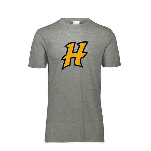 [FTSCUBGY-YS-LOGO3] Decker Youth Tri-Blend T-Shirt - Short Sleeve (Youth S, Gray, Logo 3)