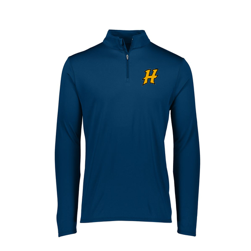 [FTLQFLNV-FAXS-LOGO3] Decker Women's Flex-Lite 1/4 Zip Shirt (Female Adult XS, Navy, Logo 3)