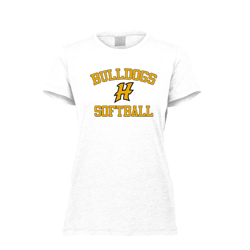 [FTSCUBWH-FAXS-LOGO2] Decker Women's Tri-Blend T-Shirt - Short Sleeve (Female Adult XS, White, Logo 2)