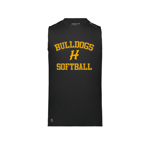 [222593.080.S-LOGO2] Men's CoolDry TankTop (Adult S, Black, Logo 2)