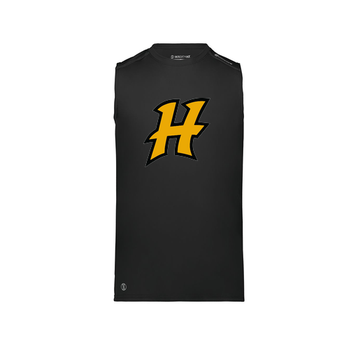 [222593.080.S-LOGO3] Men's CoolDry TankTop (Adult S, Black, Logo 3)