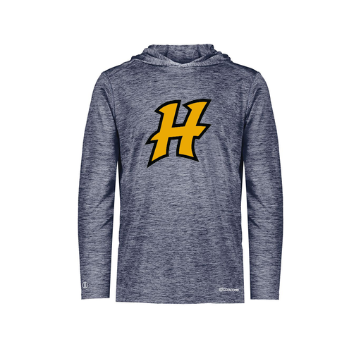 [FOLHCGNV-AS-LOGO3] Decker Men's Charge Hoodie (Adult S, Navy, Logo 3)