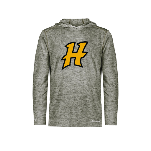 [FOLHCGGY-AS-LOGO3] Decker Men's Charge Hoodie (Adult S, Gray, Logo 3)