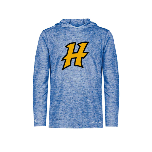 [FOLHCGRY-YS-LOGO3] Decker Youth Charge Hoodie (Youth S, Royal, Logo 3)