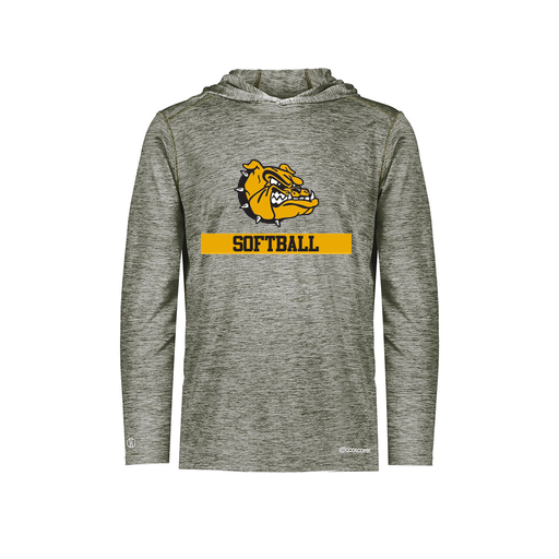 [FOLHCGGY-YS-LOGO1] Decker Youth Charge Hoodie (Youth S, Gray, Logo 1)