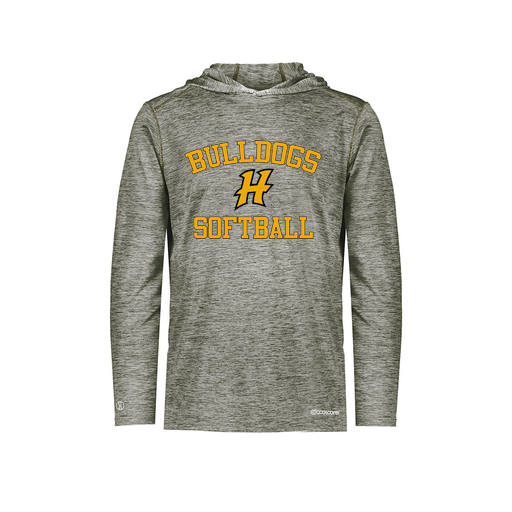 [FOLHCGGY-YS-LOGO2] Decker Youth Charge Hoodie (Youth S, Gray, Logo 2)