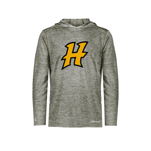 [FOLHCGGY-YS-LOGO3] Decker Youth Charge Hoodie (Youth S, Gray, Logo 3)