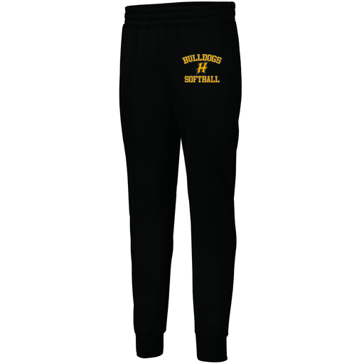 [5566.080.XS-LOGO2] Men's PERFORMANCE FLEECE JOGGER (Adult XS, Black, Logo 2)